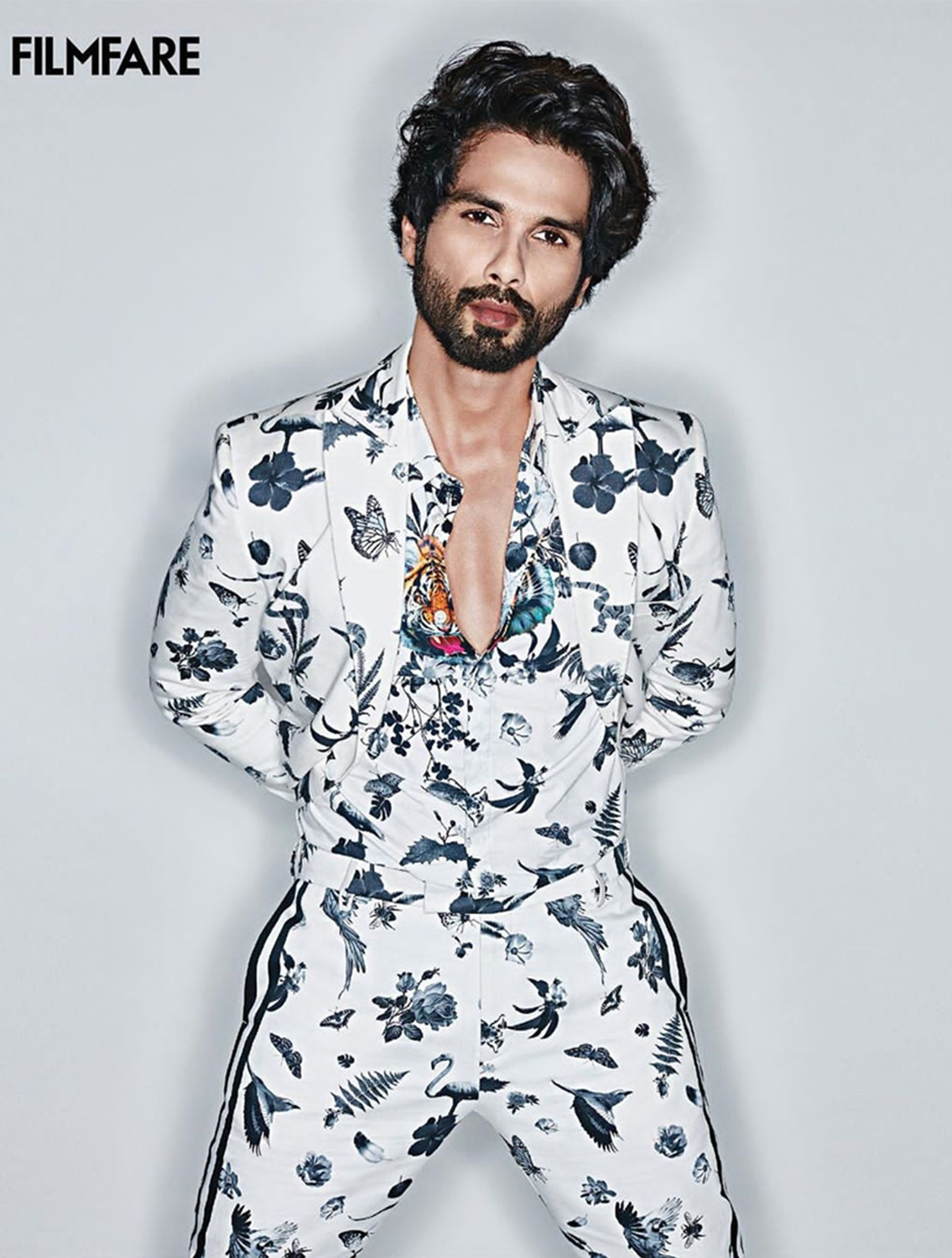 Bengal Printed Blazer  Shere All-over Printed Pants