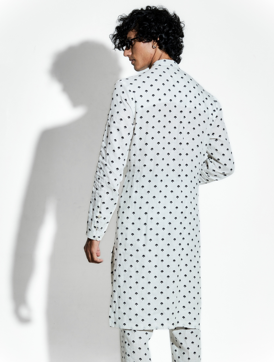 Black Buta Lotus Coord Set