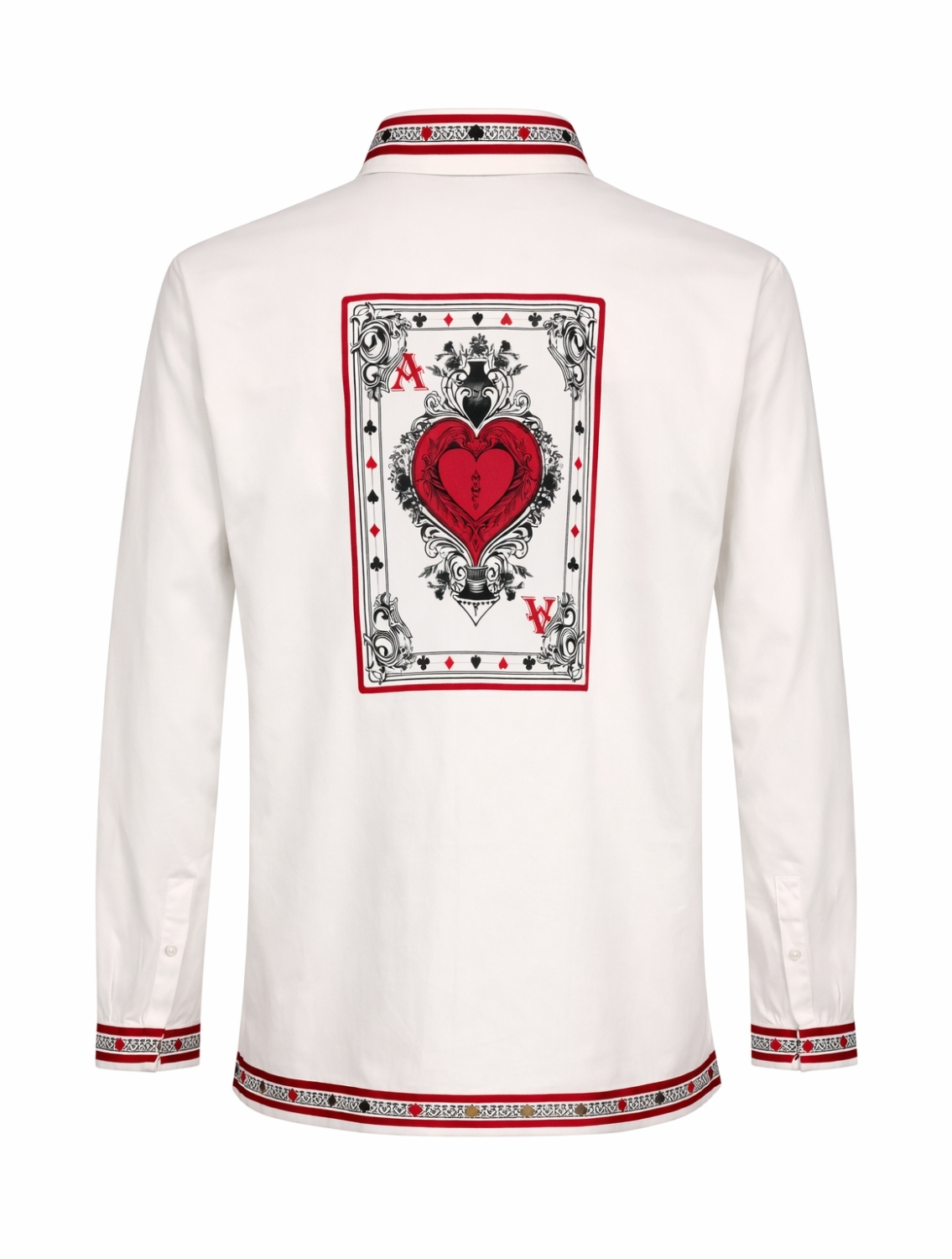 Taash White Printed Shirt