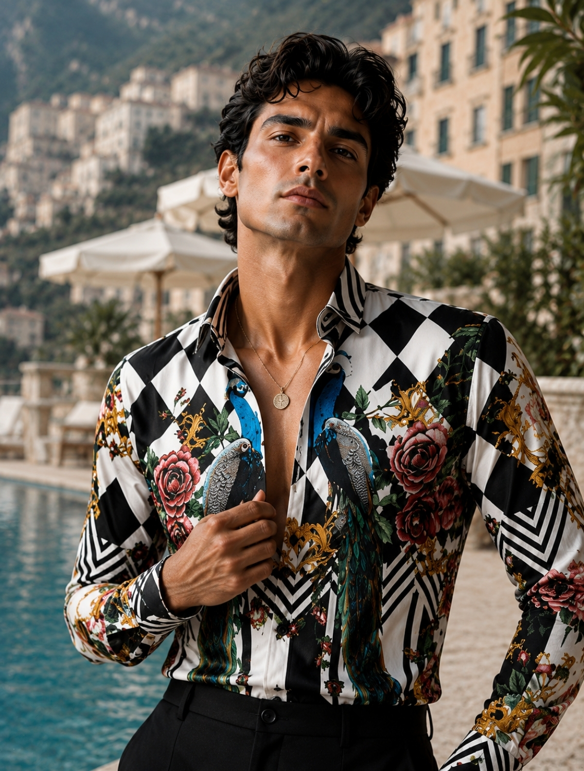 Soul Peacock Printed Shirt