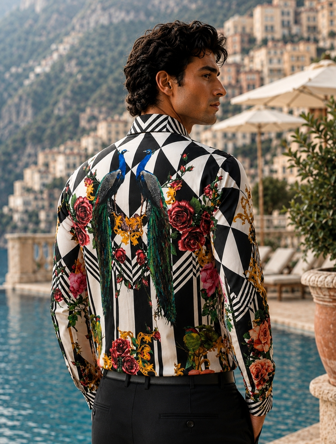 Soul Peacock Printed Shirt