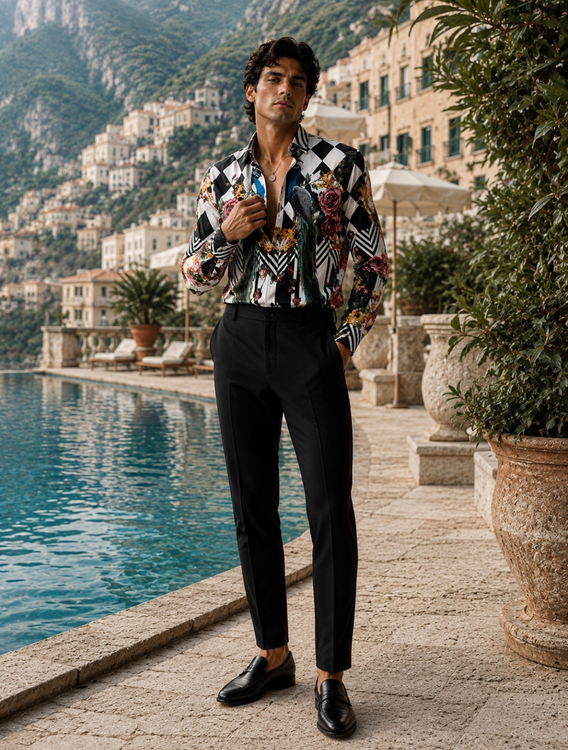 Soul Peacock Printed Shirt