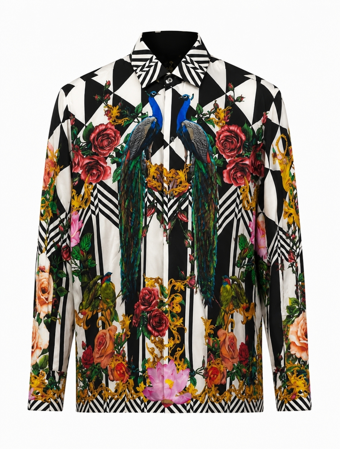 Soul Peacock Printed Shirt