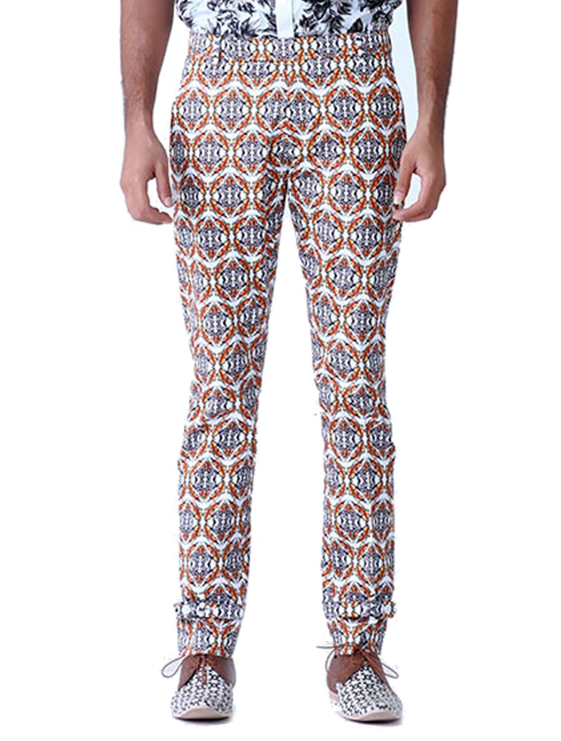 Basch Printed Trousers Back