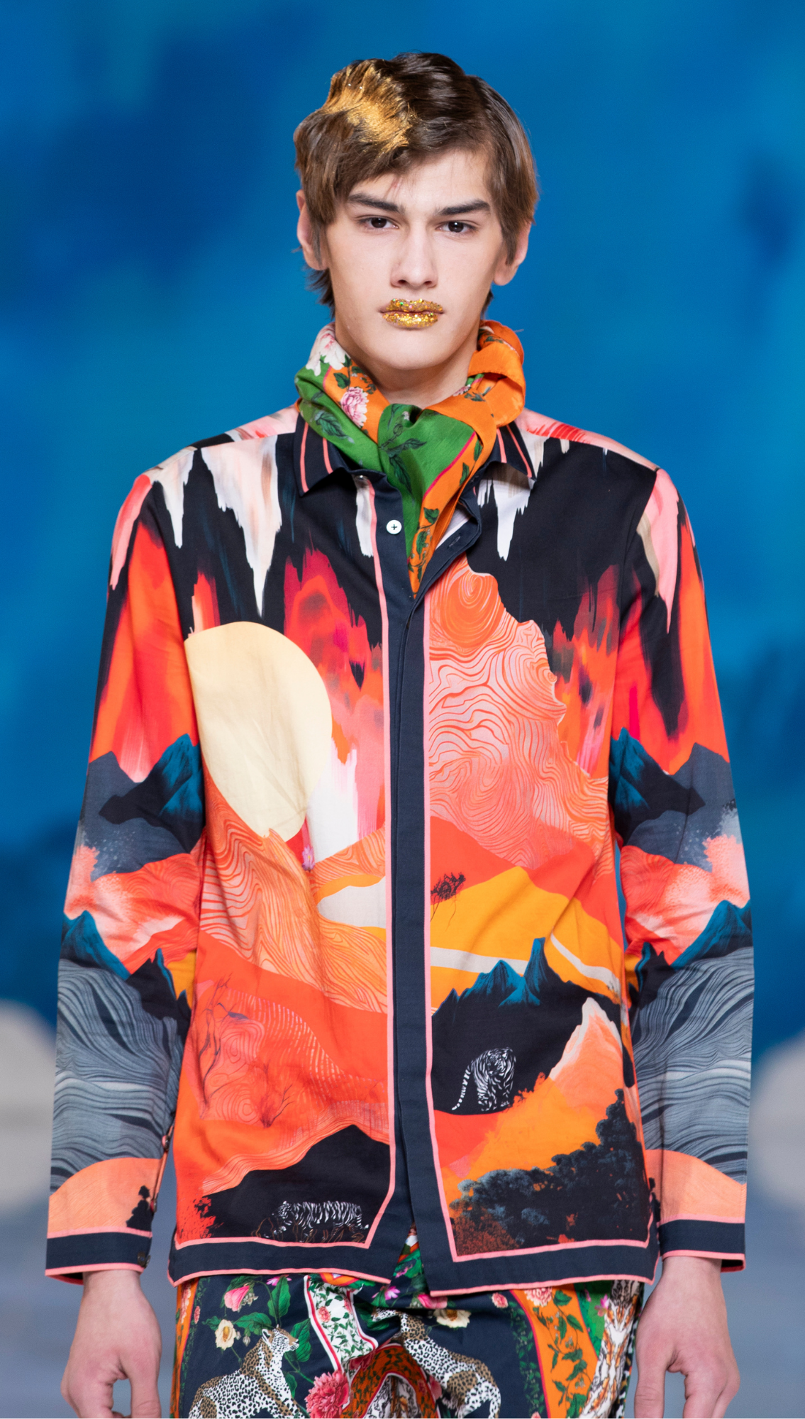 Sunday Printed Shirt Basch Printed Pants