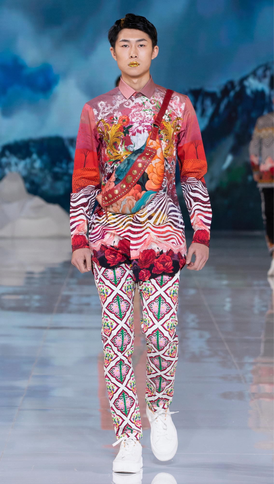 Red Rose Signature Printed Shirt