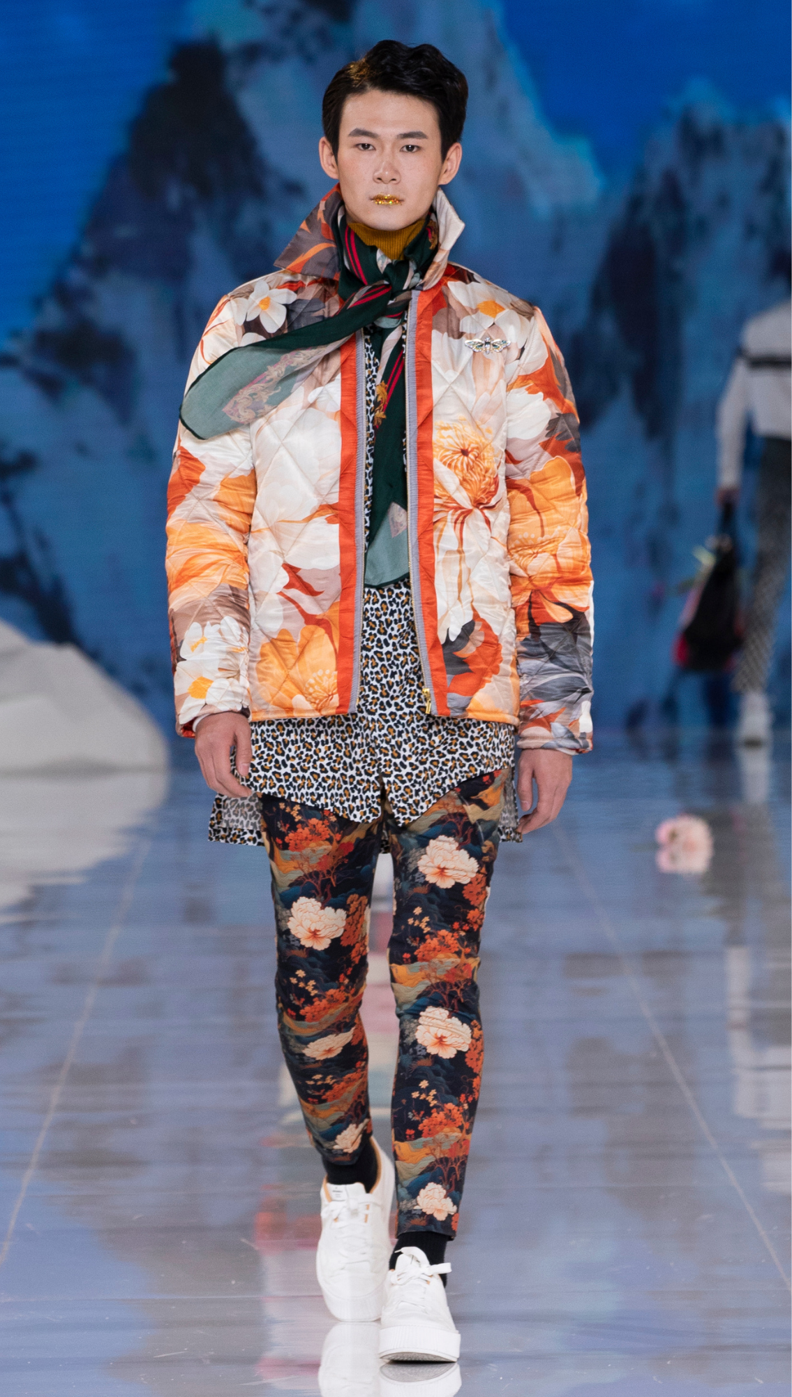 Zanskar Jacket Leopard Printed Shirt Nilgiri Printed Pants