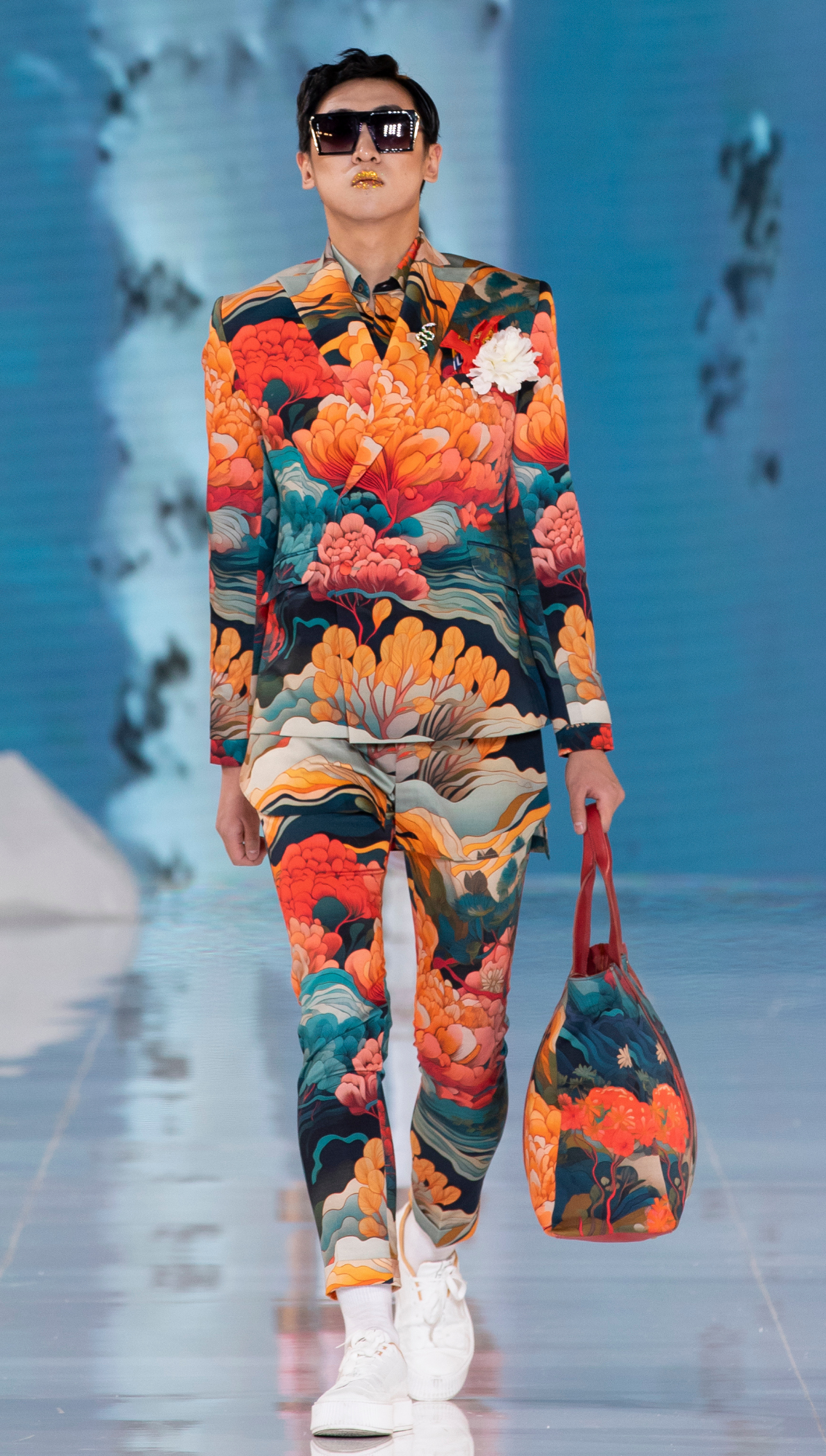 Shivalik Printed Suit and Kangchen Printed Shirt