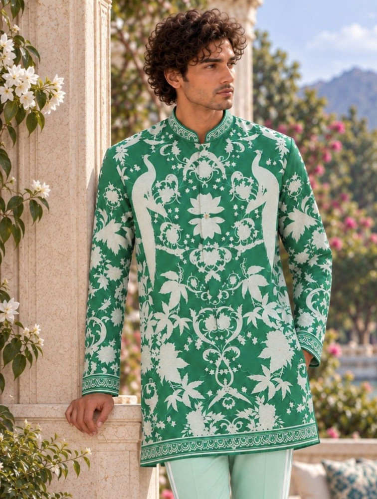 Image of Mikhail Printed Kurta