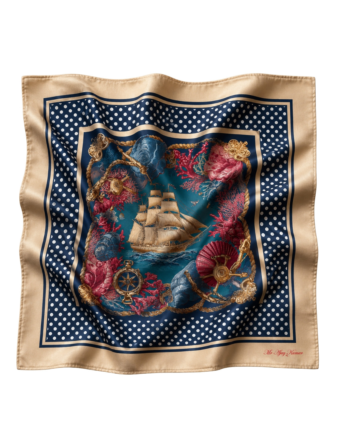 Nautical Odyssey Pocket Square