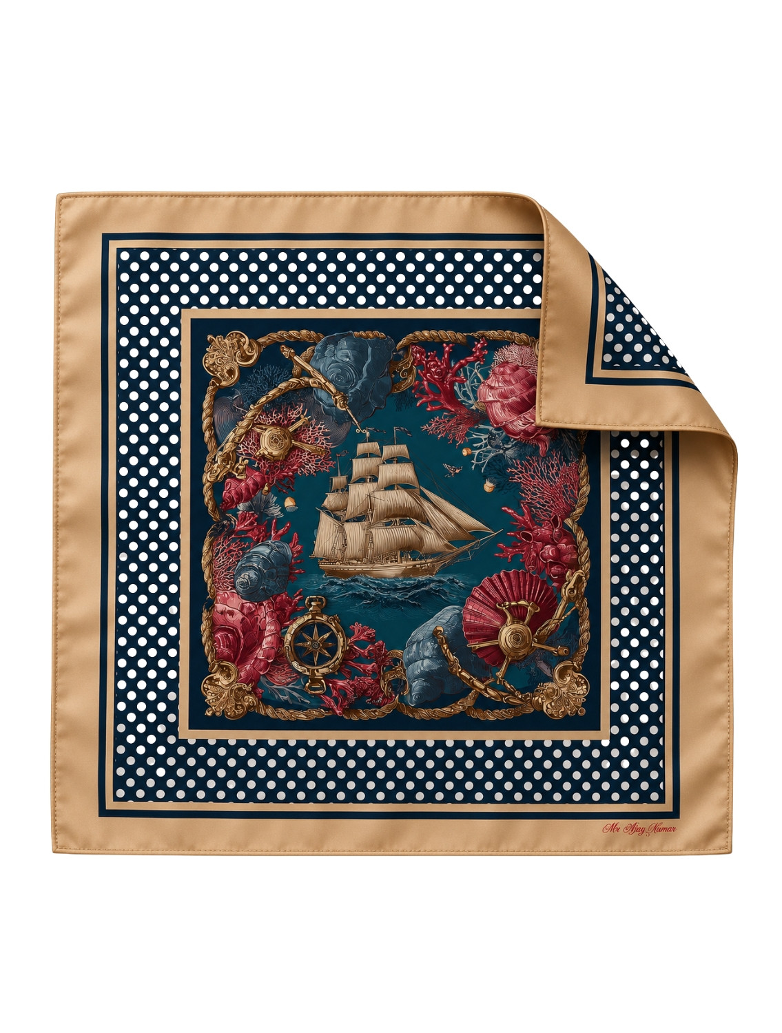 Nautical Odyssey Pocket Square