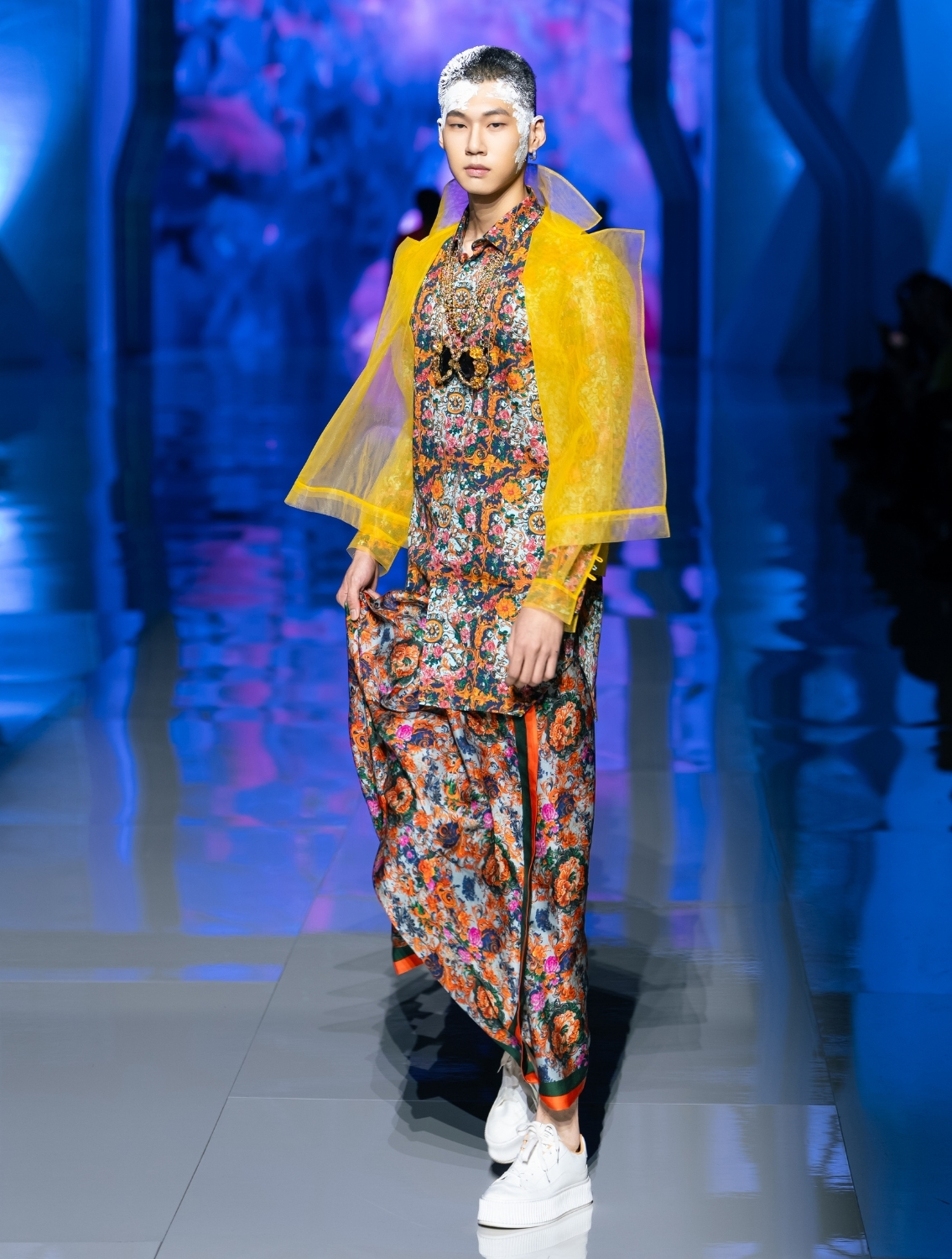 Nebula Yellow Net Jacket