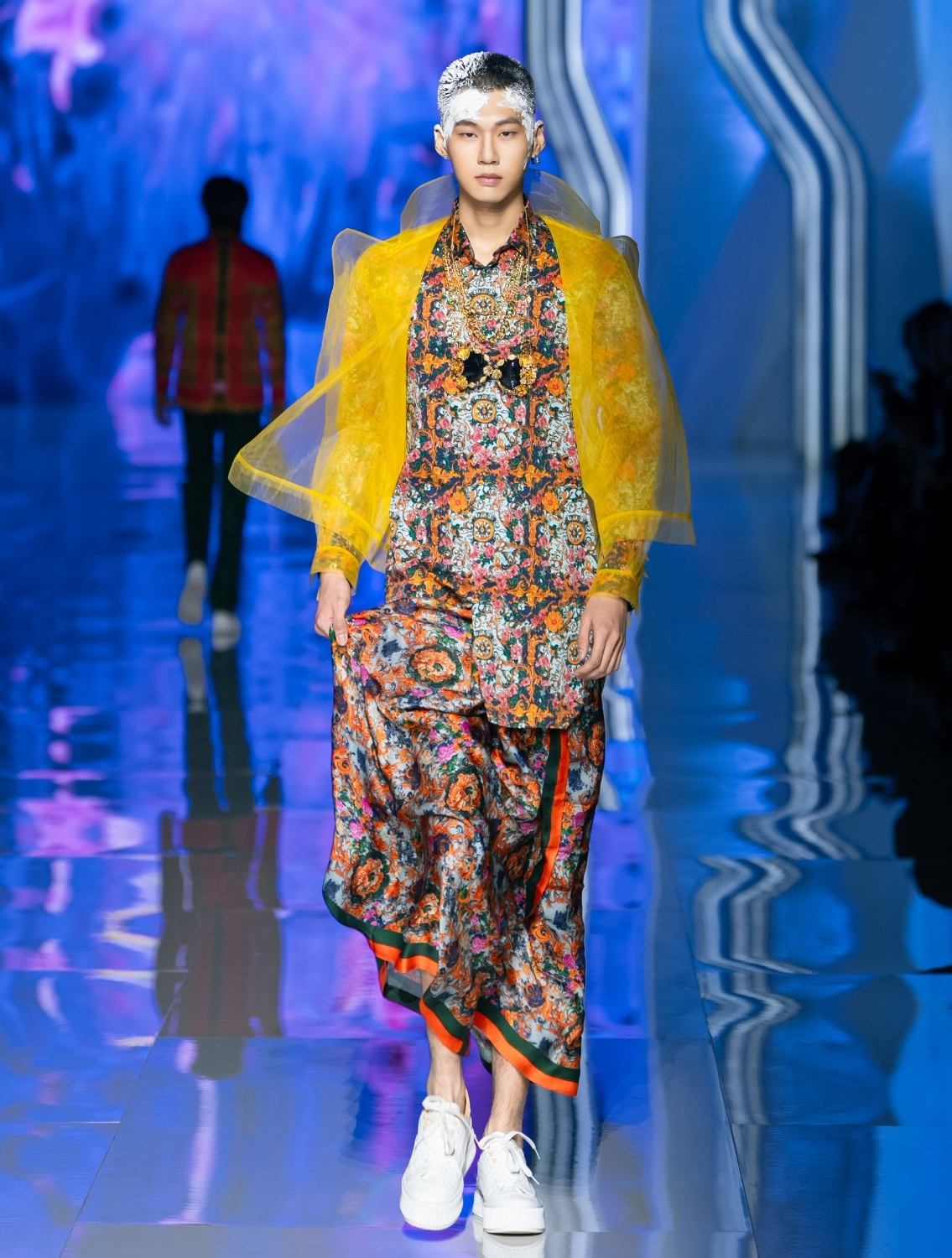 Nebula Yellow Net Jacket