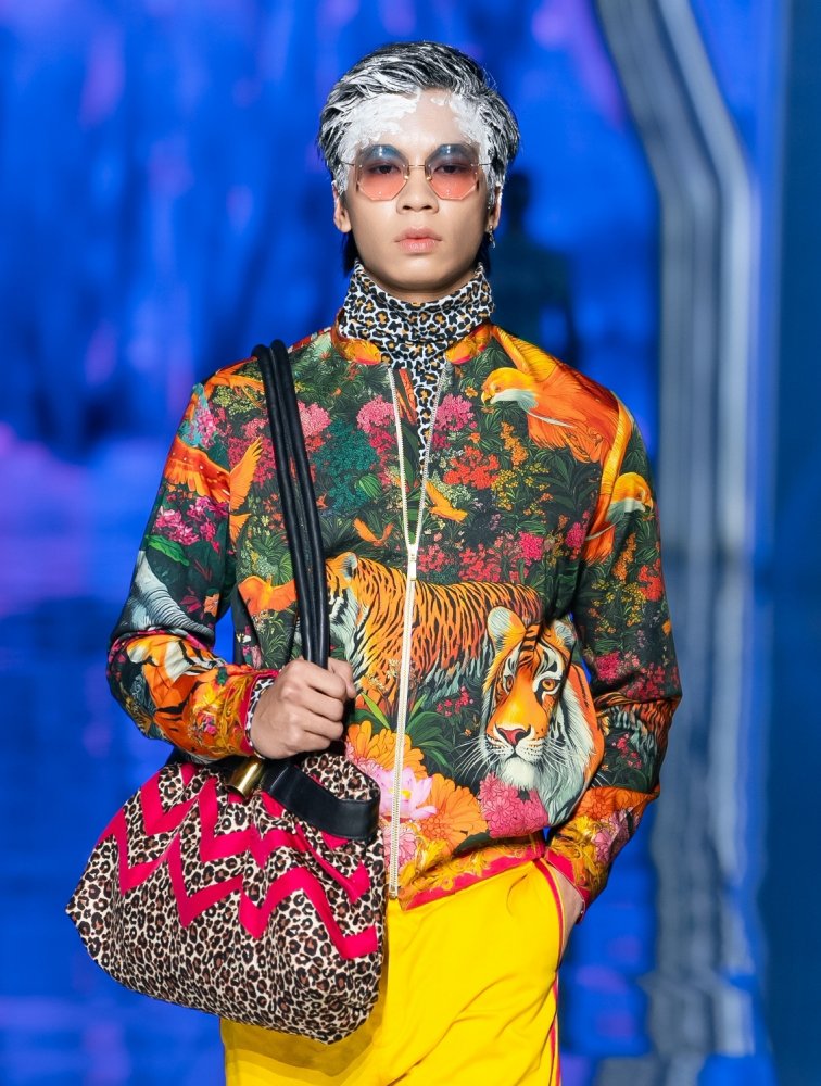 Image of Stratus Engineered Printed Bomber Jacket