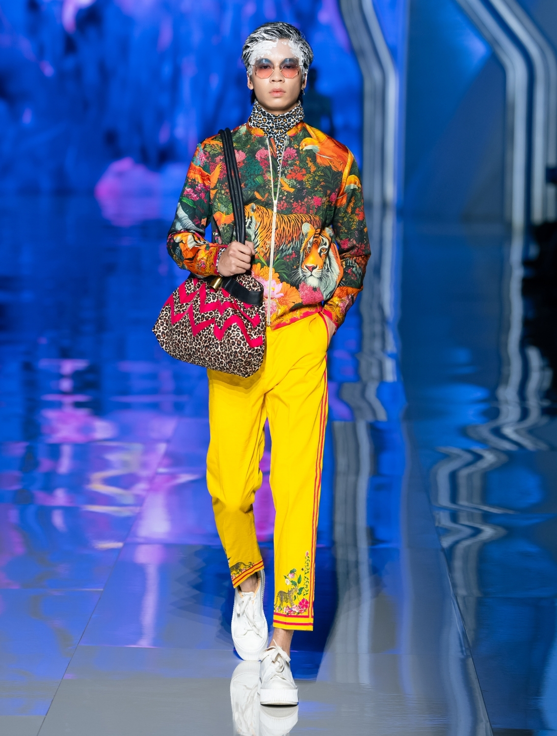 Stratus Engineered Printed Bomber Jacket