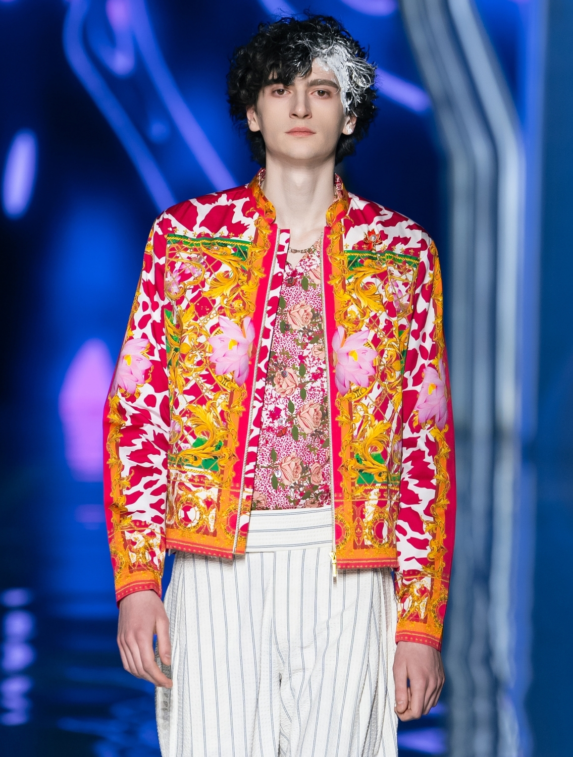 Gillard Printed Bomber Jacket