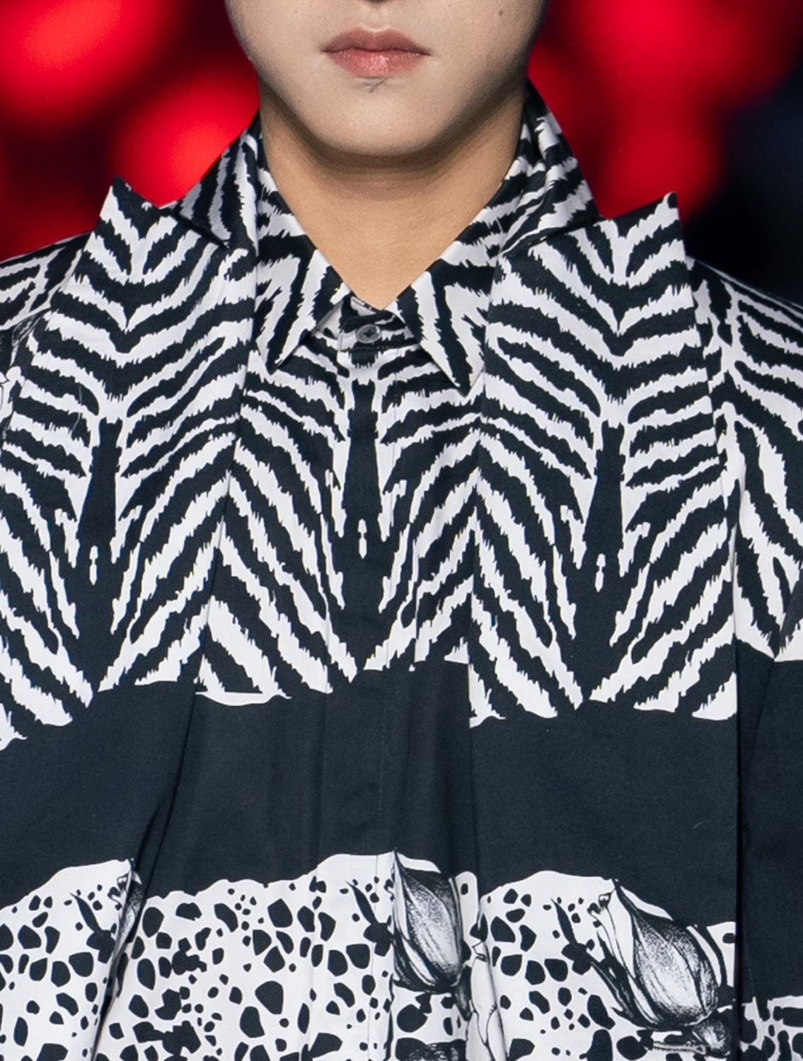 Obsidian Black Printed Coord Set