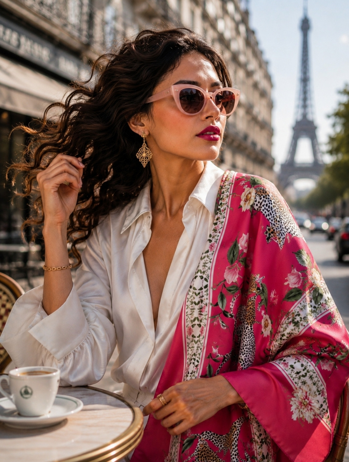 PinkLeo Printed Scarf