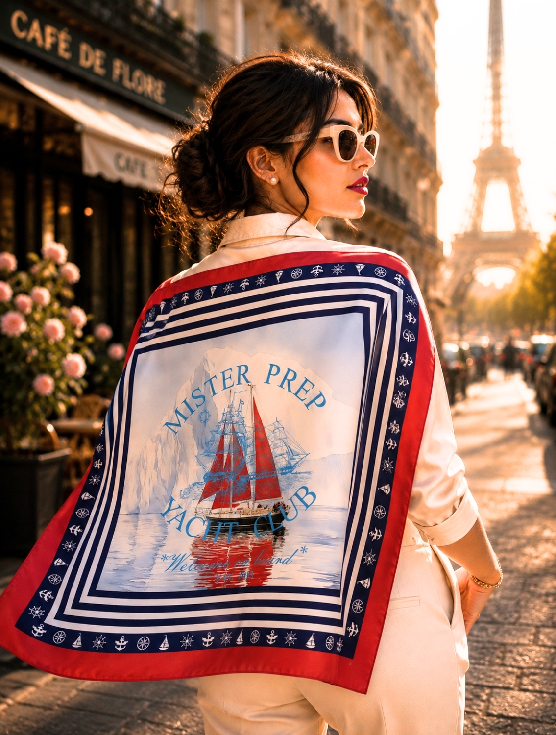 Mister Prep Printed Scarf