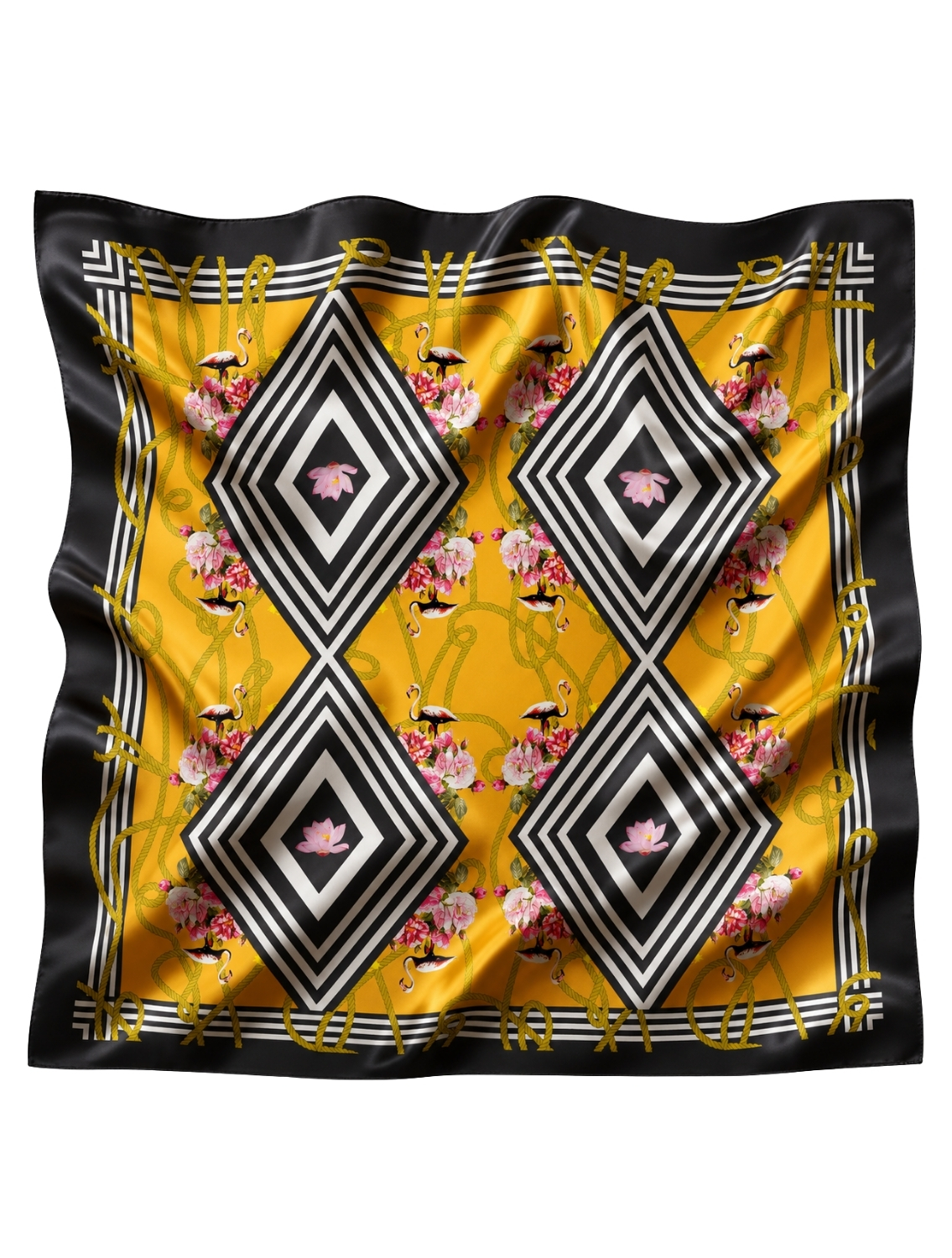 Yellow Diamond Scarf
