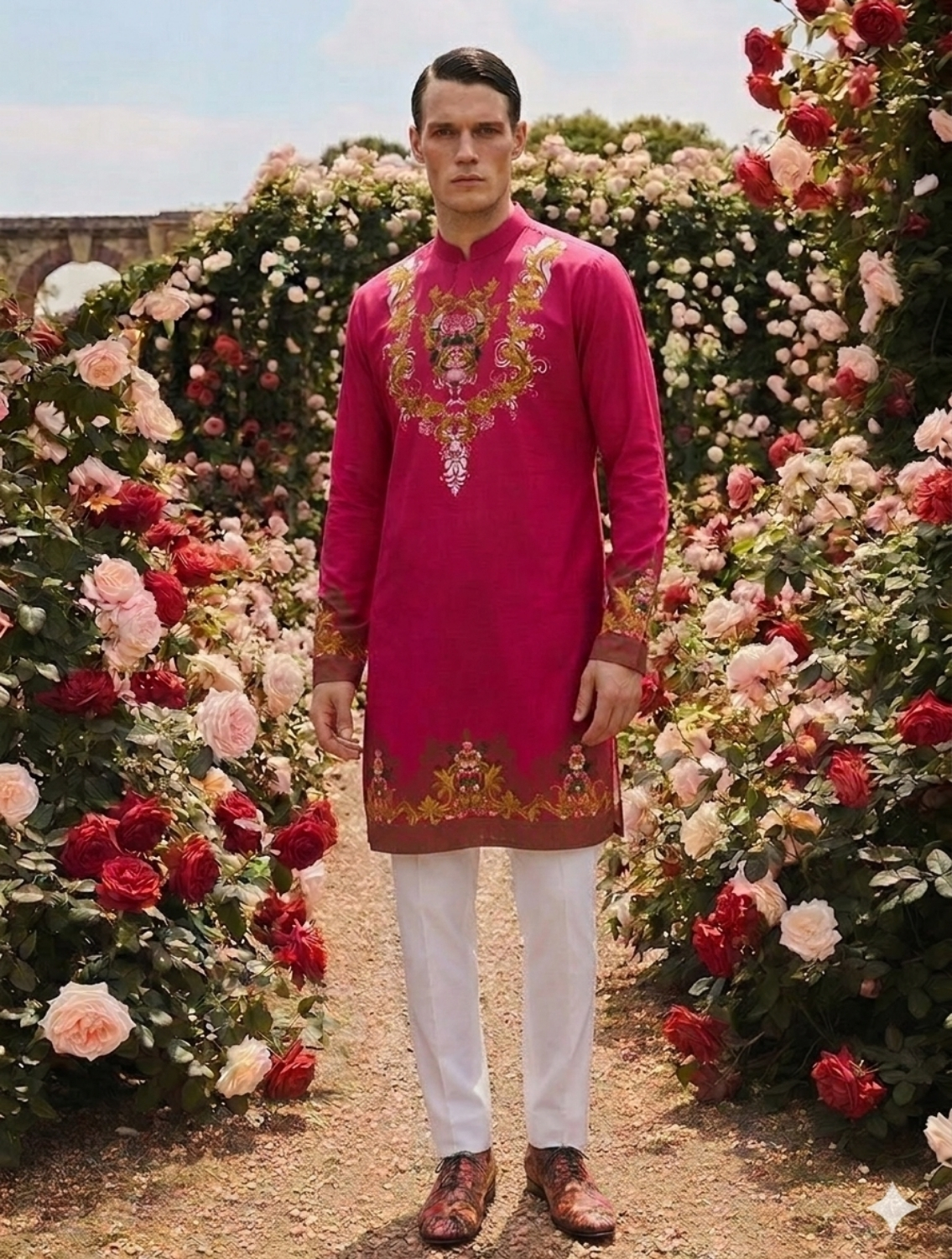 Halcyon Engineered Printed Kurta