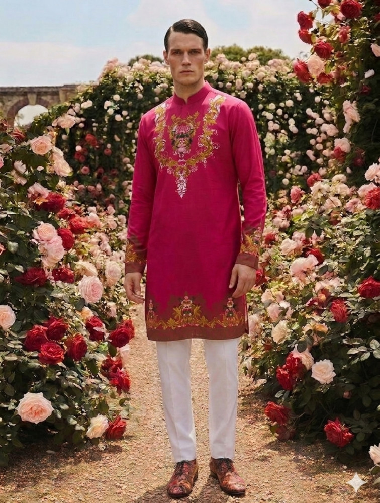 Image of Halcyon Engineered Printed Kurta