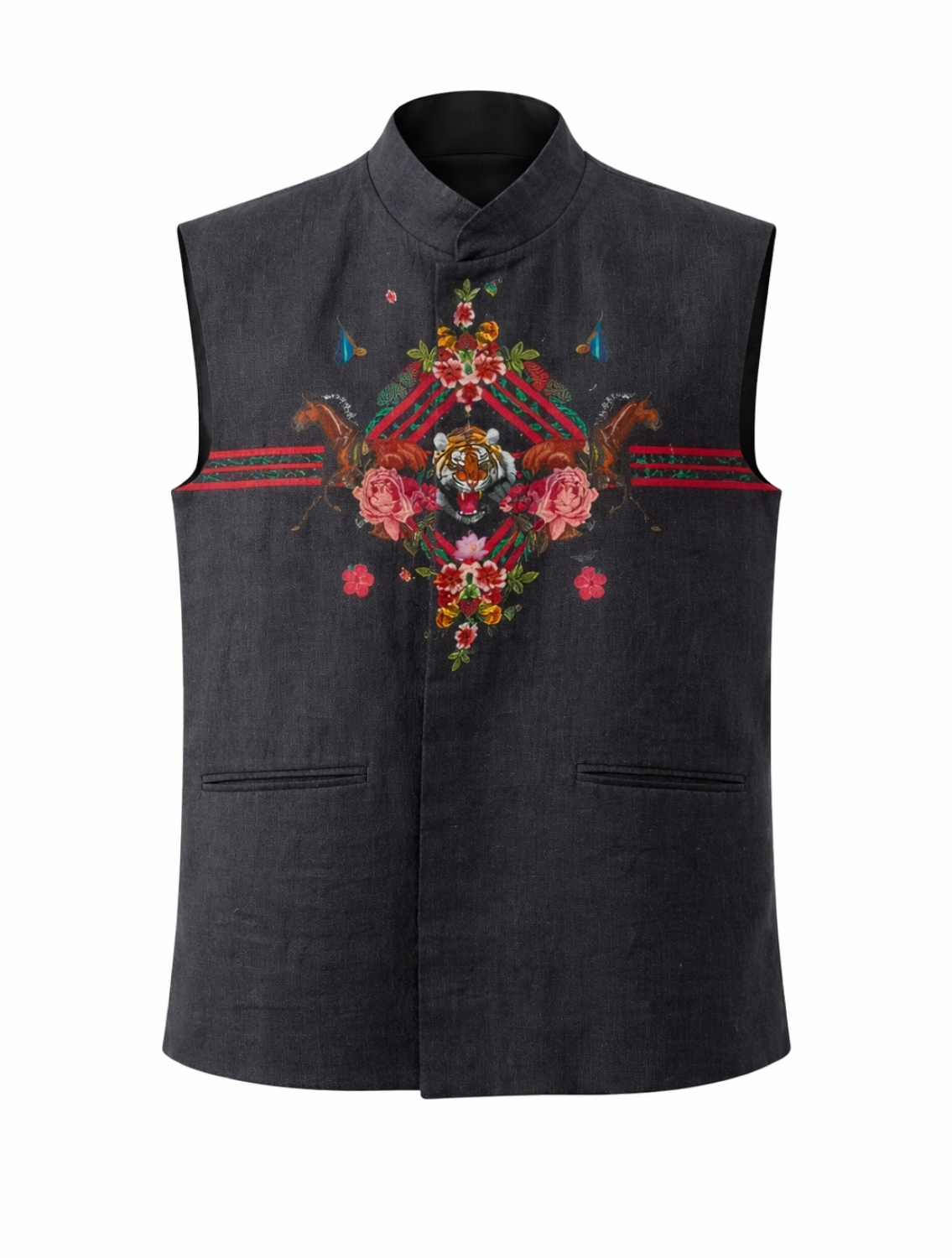 Black Tiger Signature Waistcoat