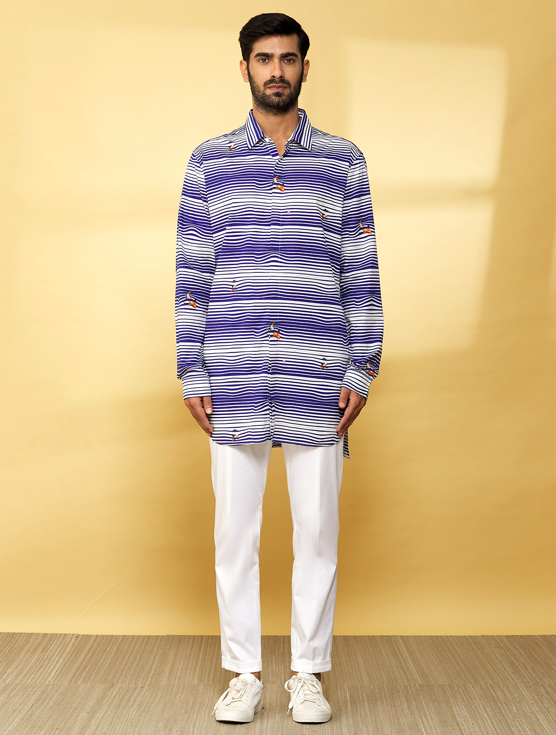 Dashun Striper Printed Shirt Front