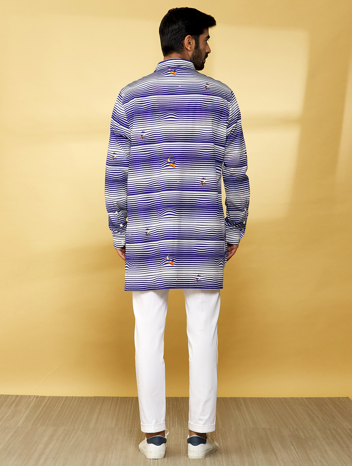 Dashun Striper Printed Shirt Back