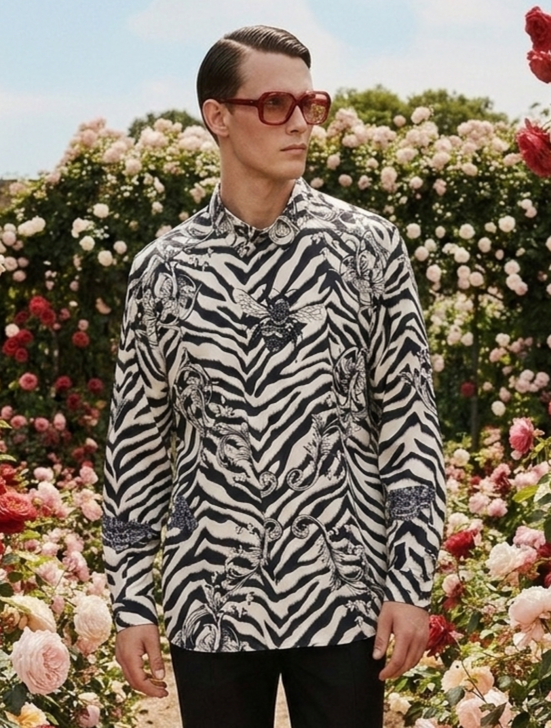 Namast Animal Printed Shirt