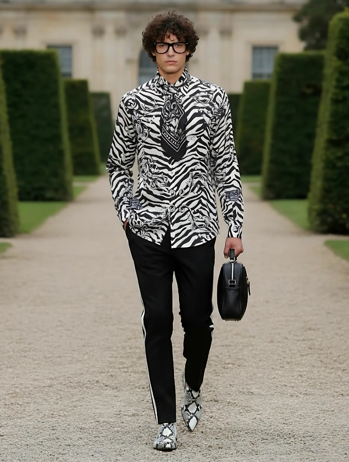 Namast Animal Printed Shirt