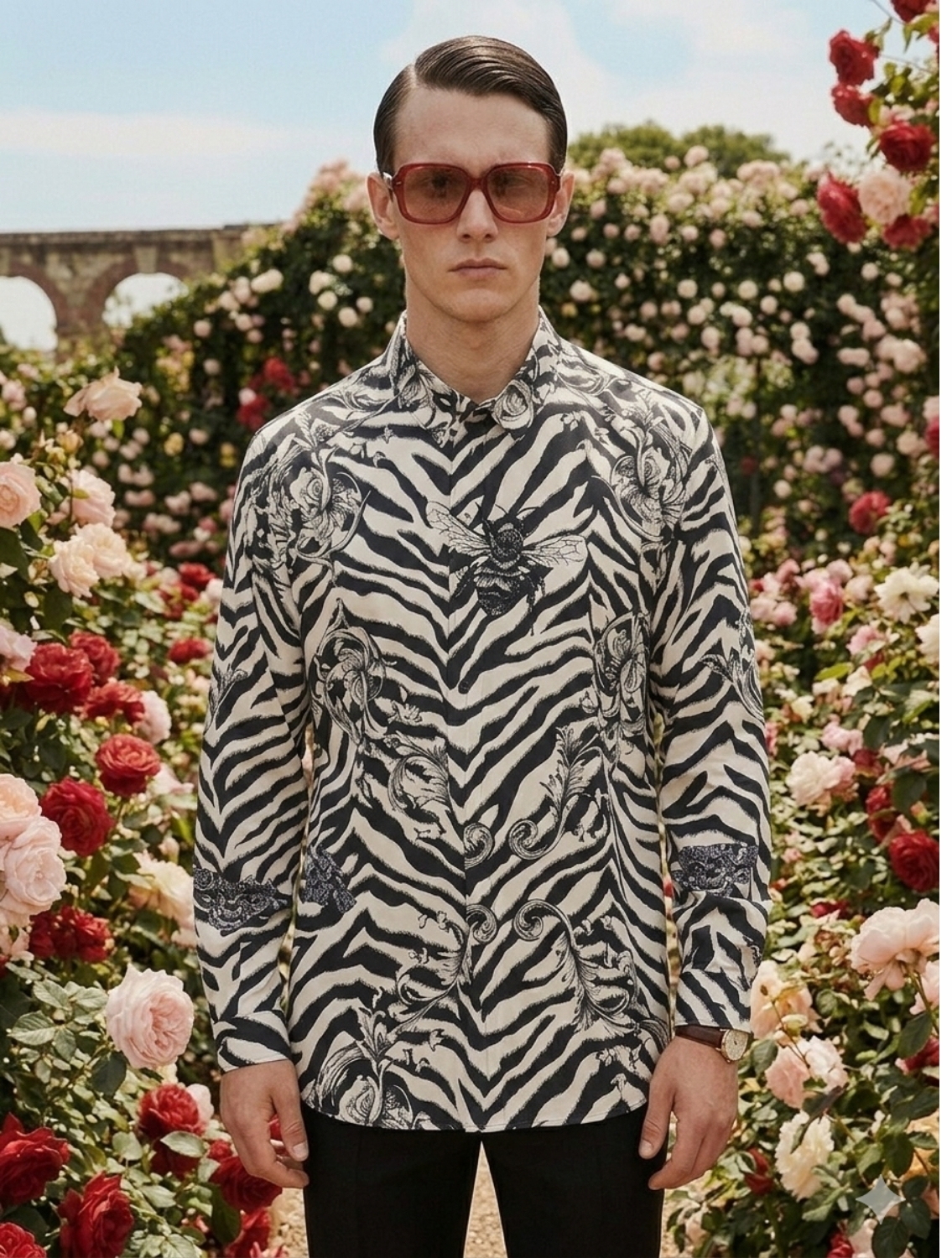 Namast Animal Printed Shirt