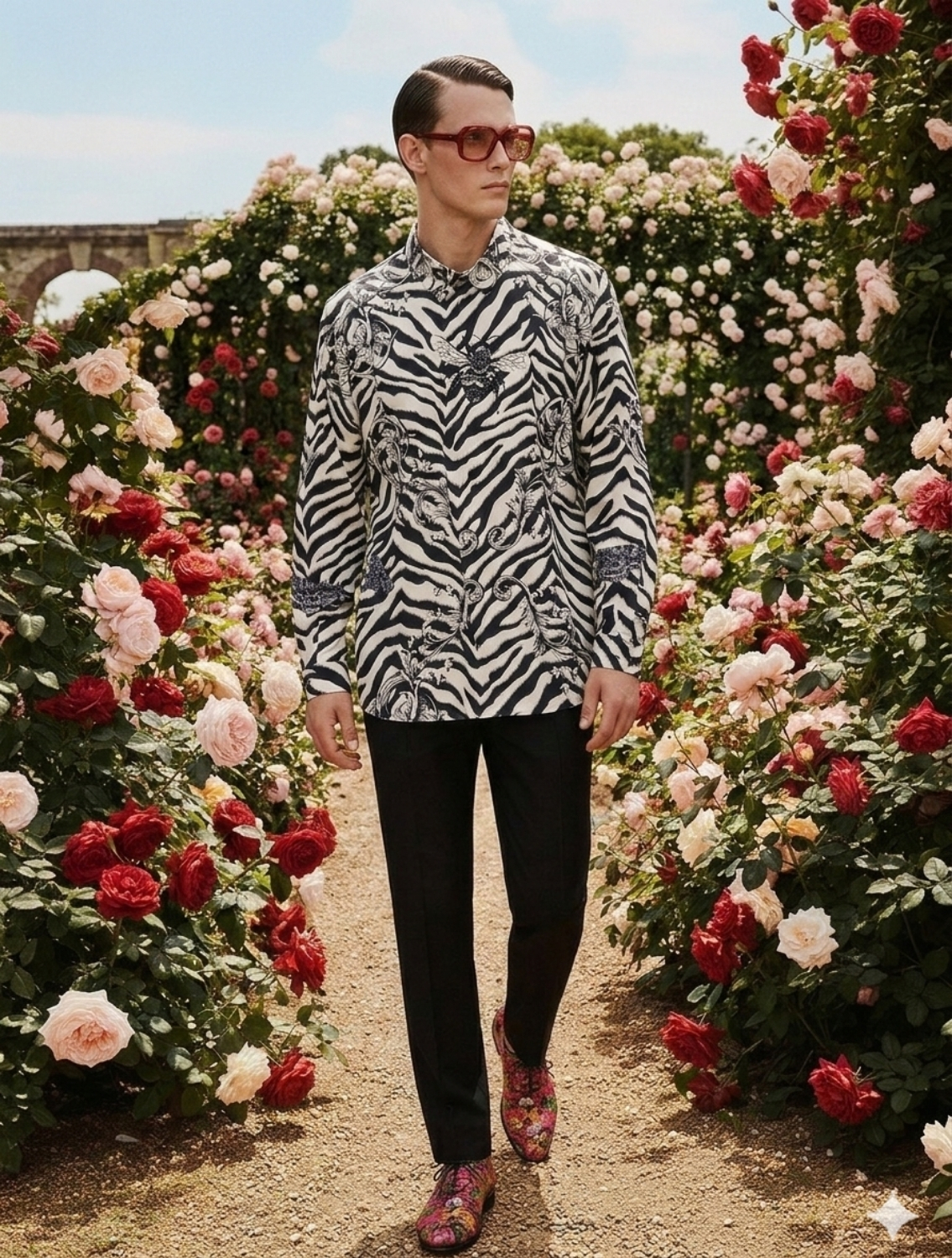 Namast Animal Printed Shirt