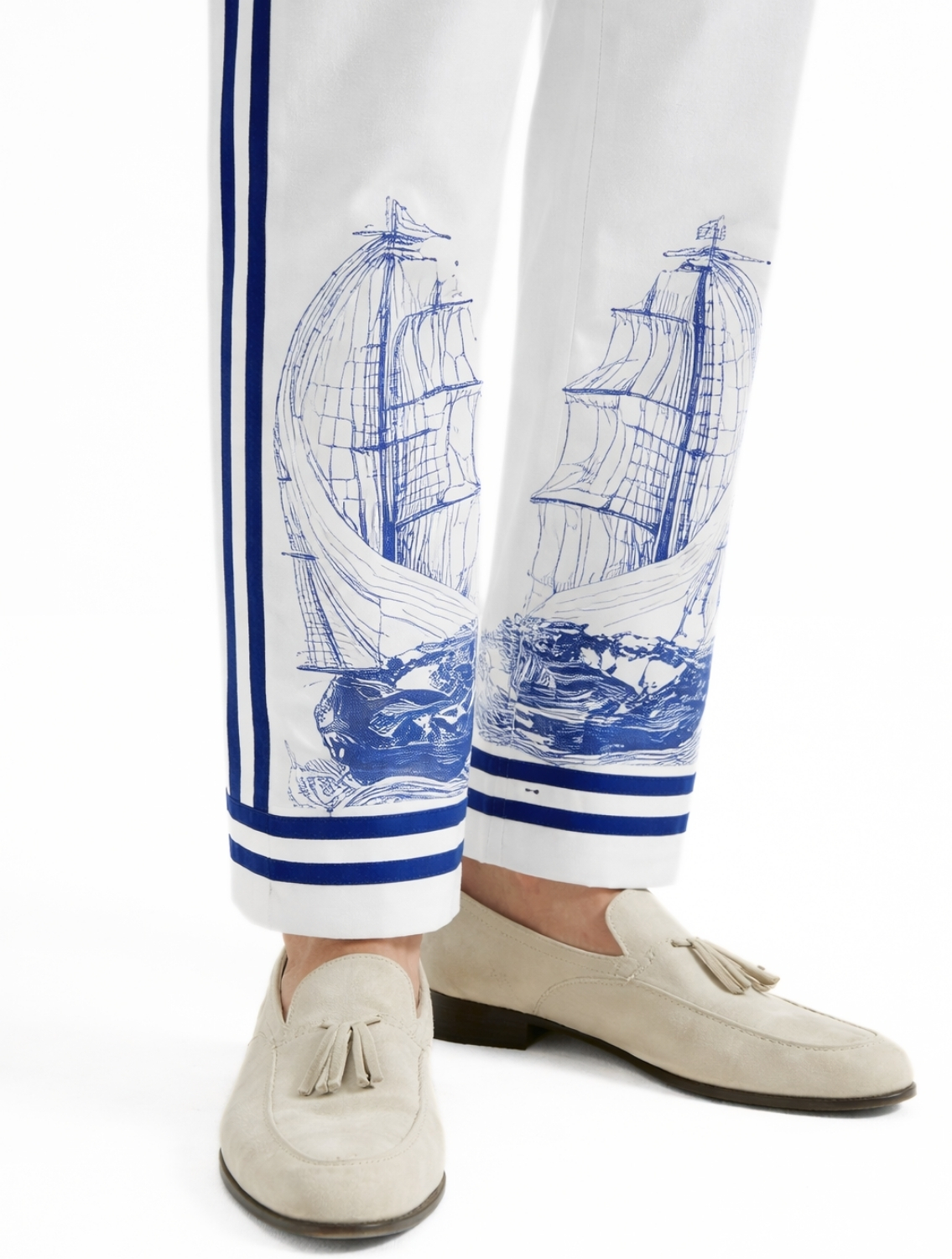 Sailor Engineered Printed Trousers