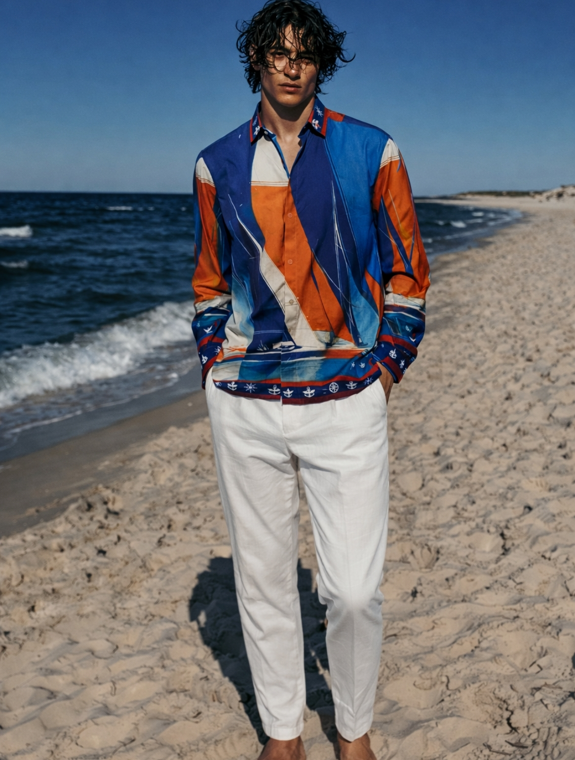 Skipper Nautical Printed Shirt