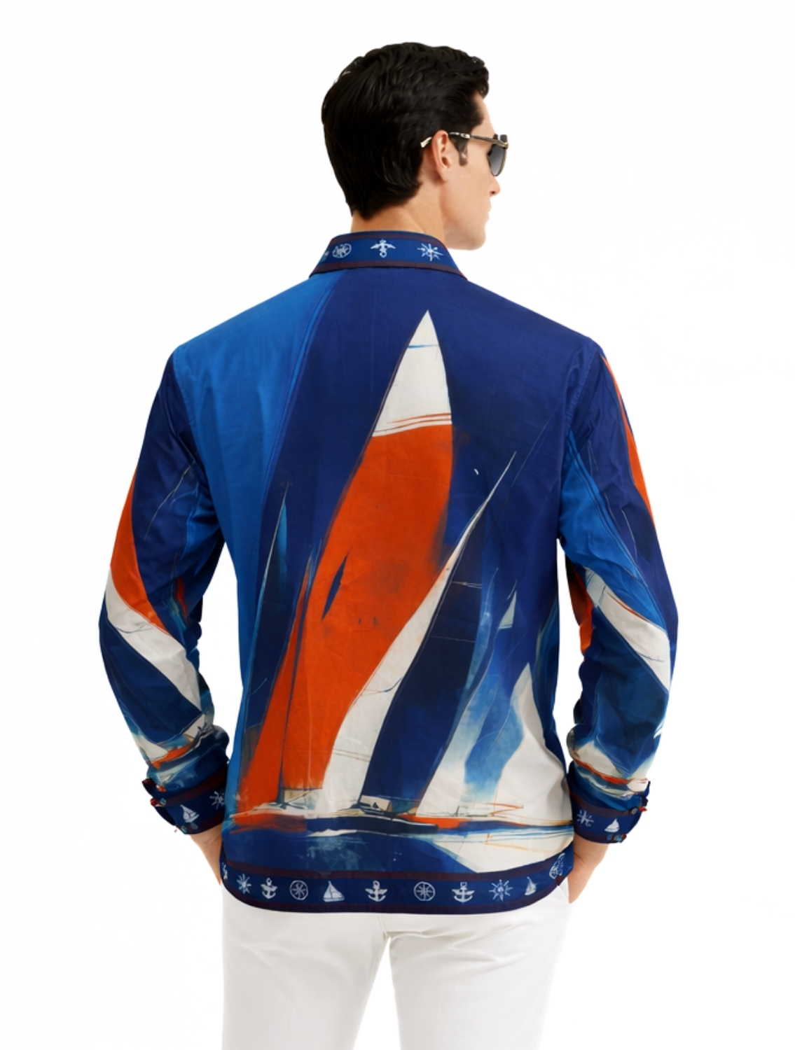 Skipper Nautical Printed Shirt