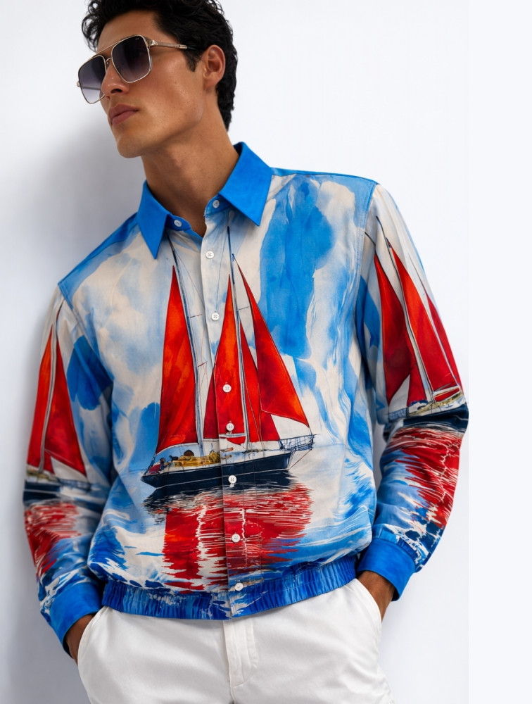 Image of Zephyr Printed Shirt