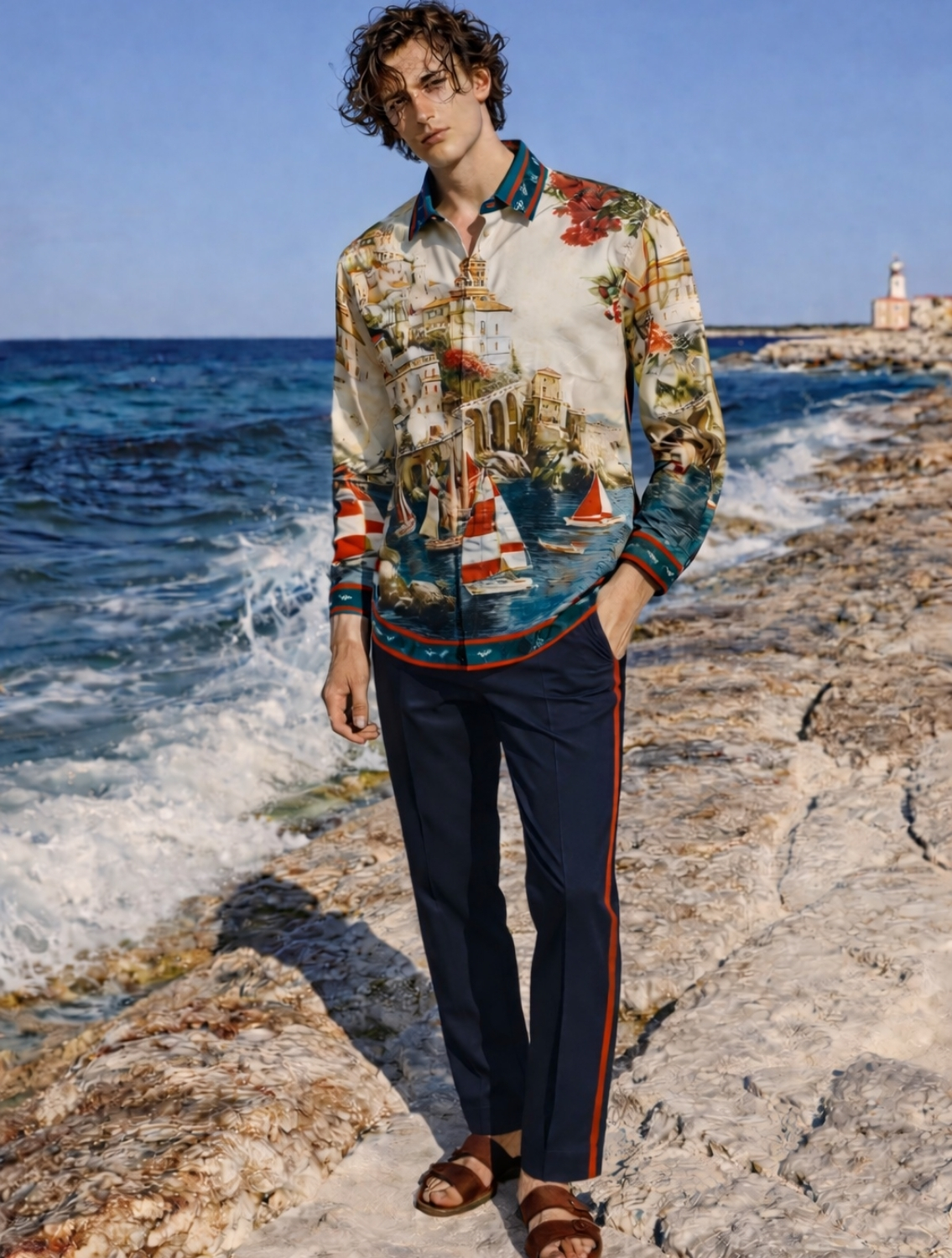 Positano Printed Resort Shirt