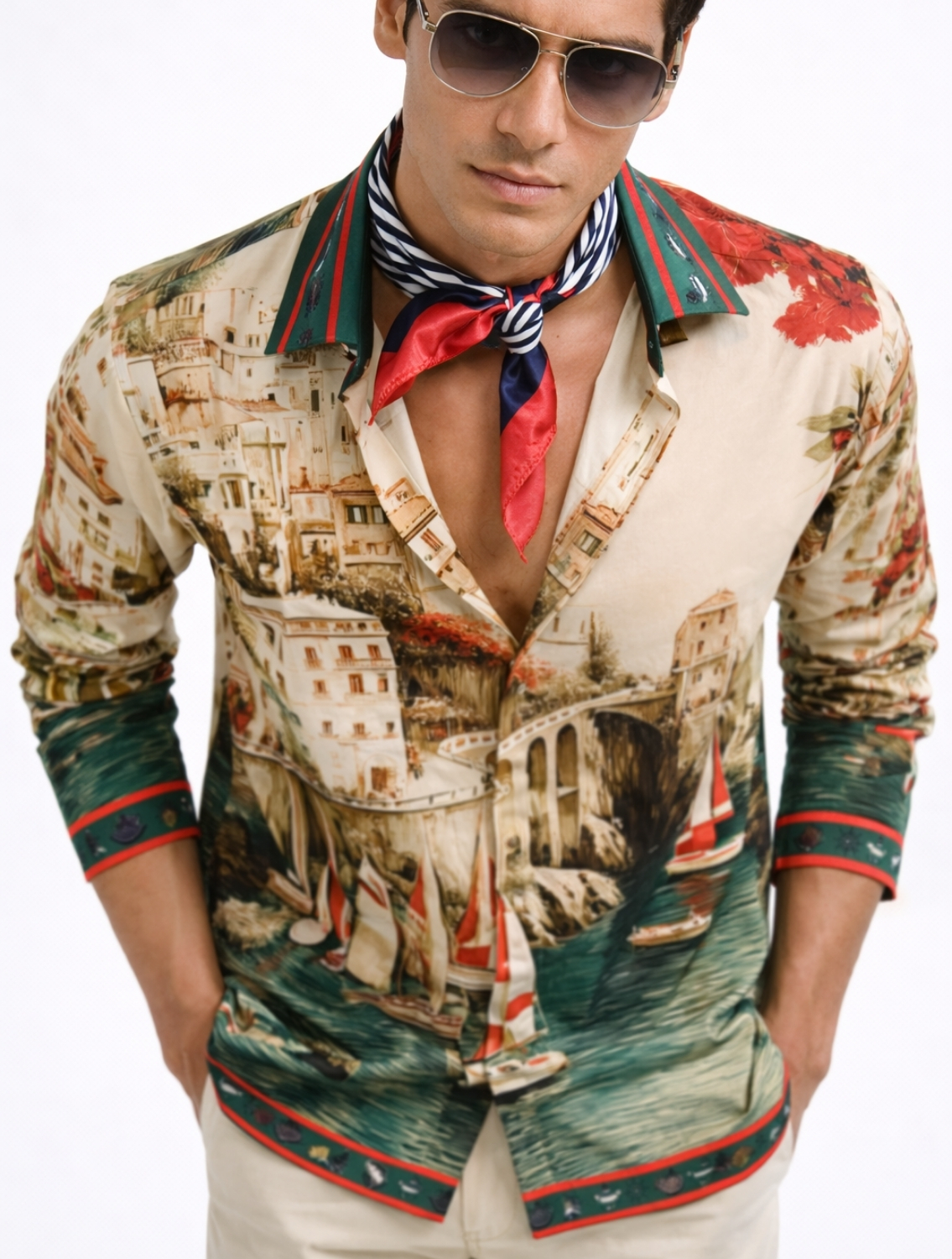 Positano Printed Resort Shirt