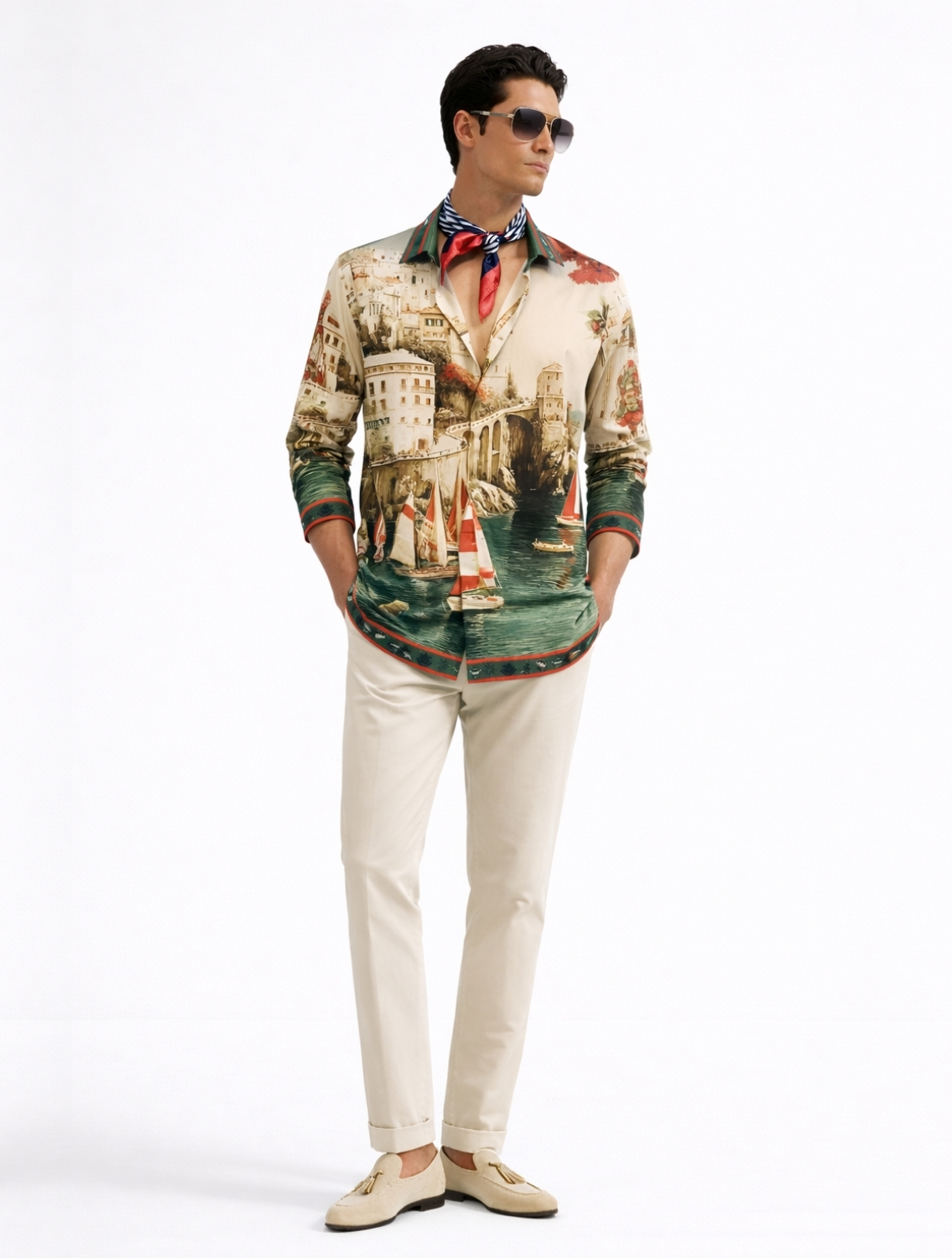Positano Printed Resort Shirt
