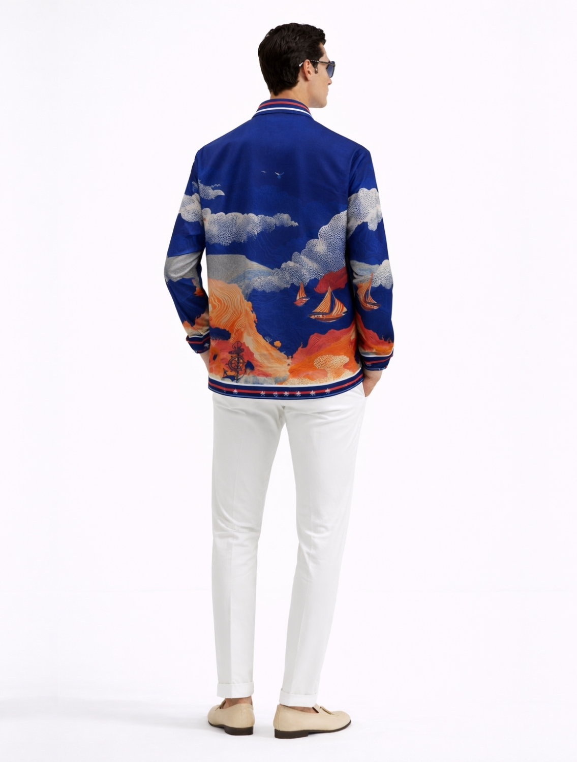 Poseidon Printed Resort Shirt