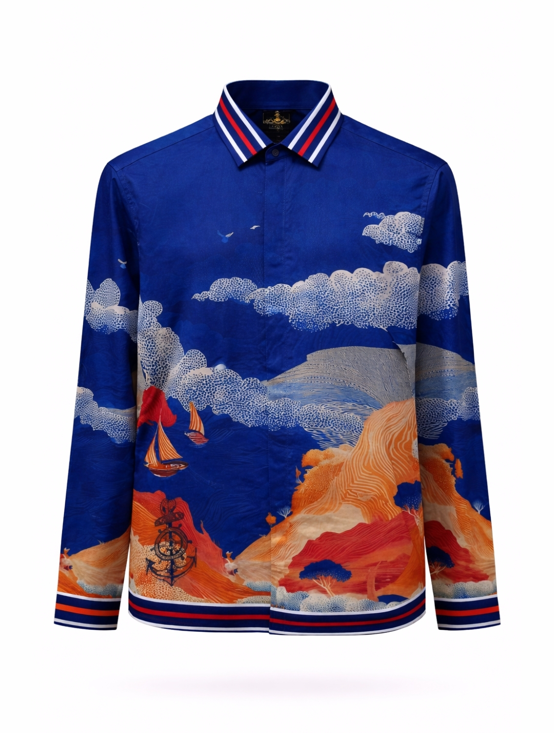 Poseidon Printed Resort Shirt