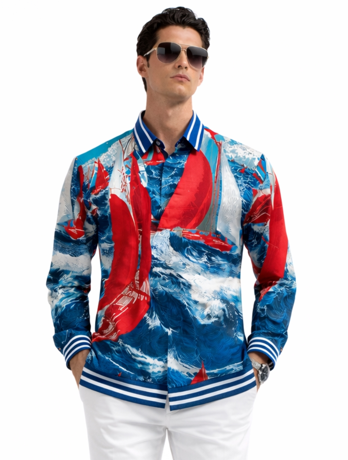 Mast Printed Resort Shirt