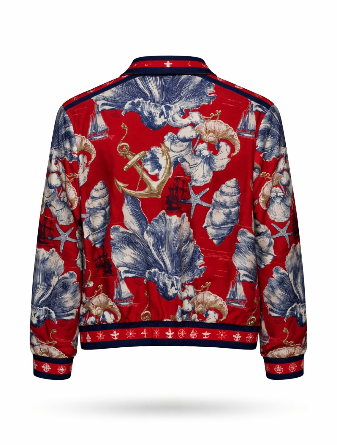 Oceanic Printed Bomber Jacket