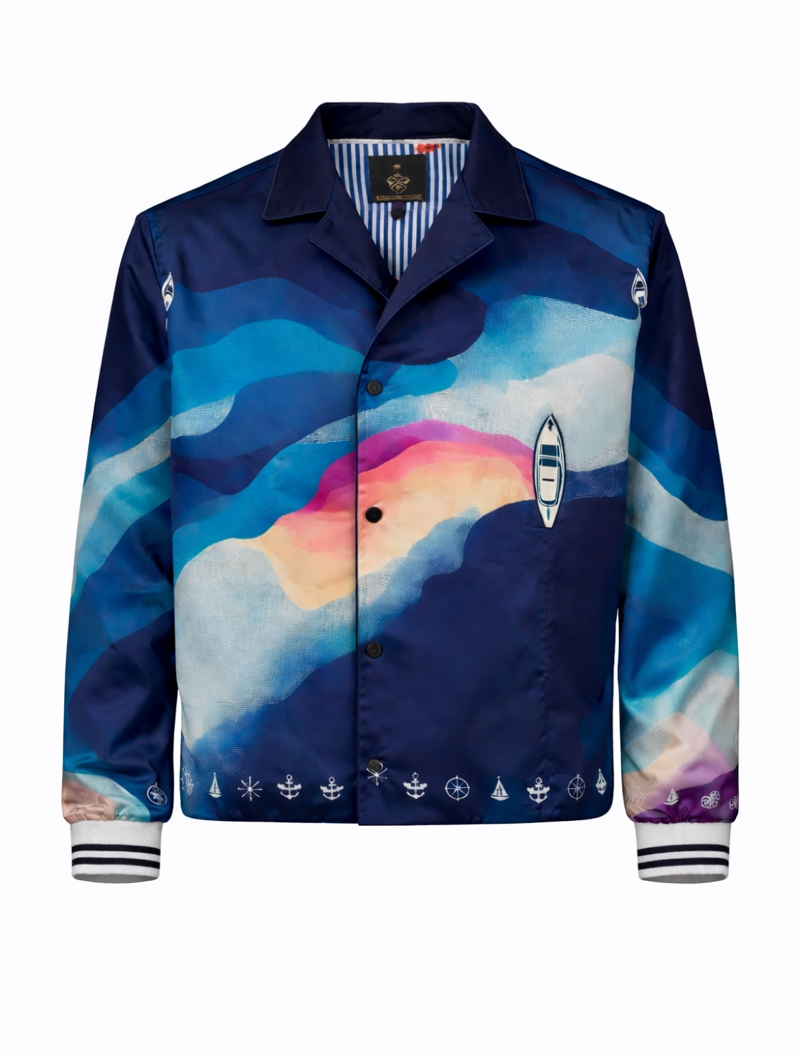 Seafarer Printed Bomber Jacket