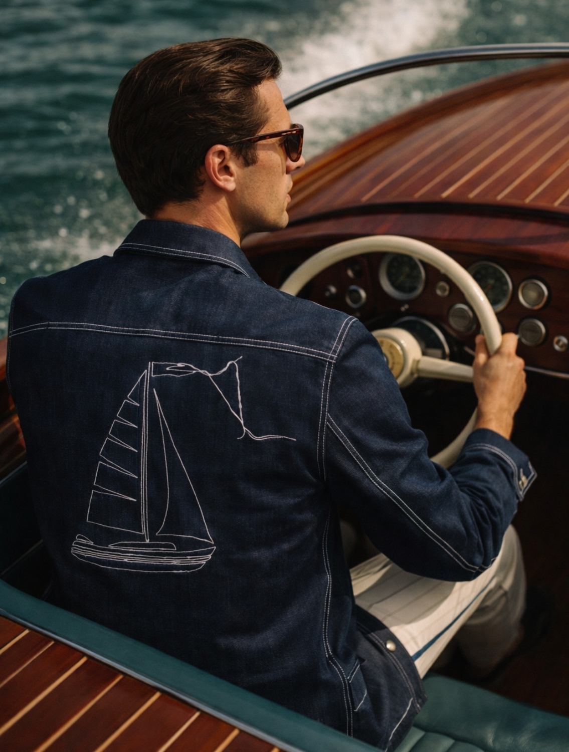 Bluemarine Denim Hunter Jacket