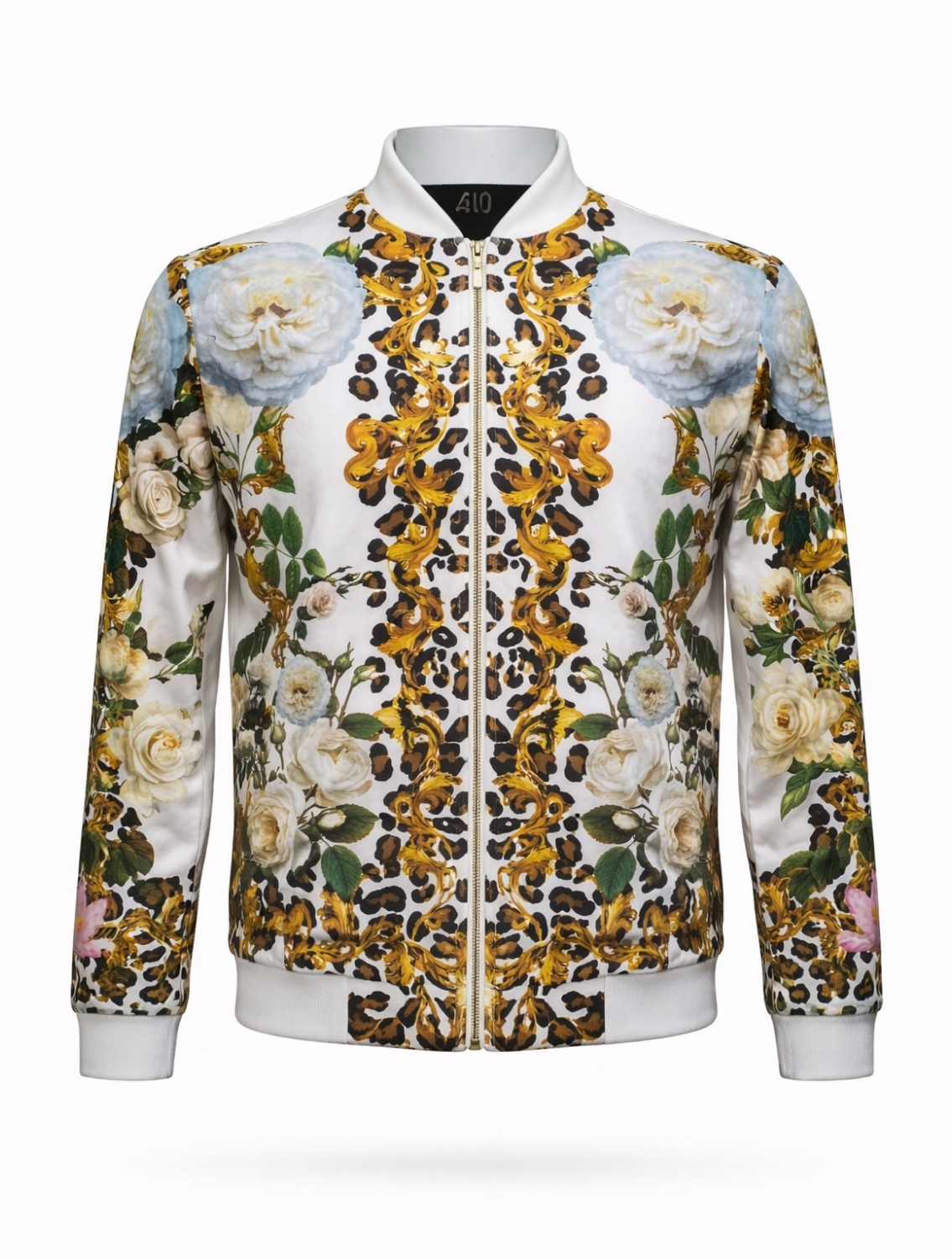 Jeffery Engineered Printed Bomber Jacket