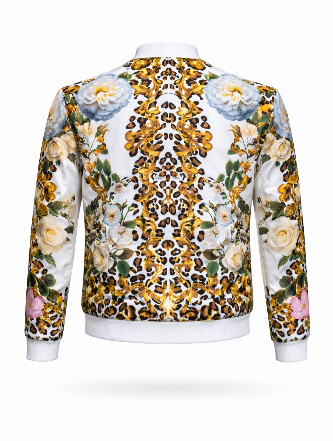 Jeffery Engineered Printed Bomber Jacket