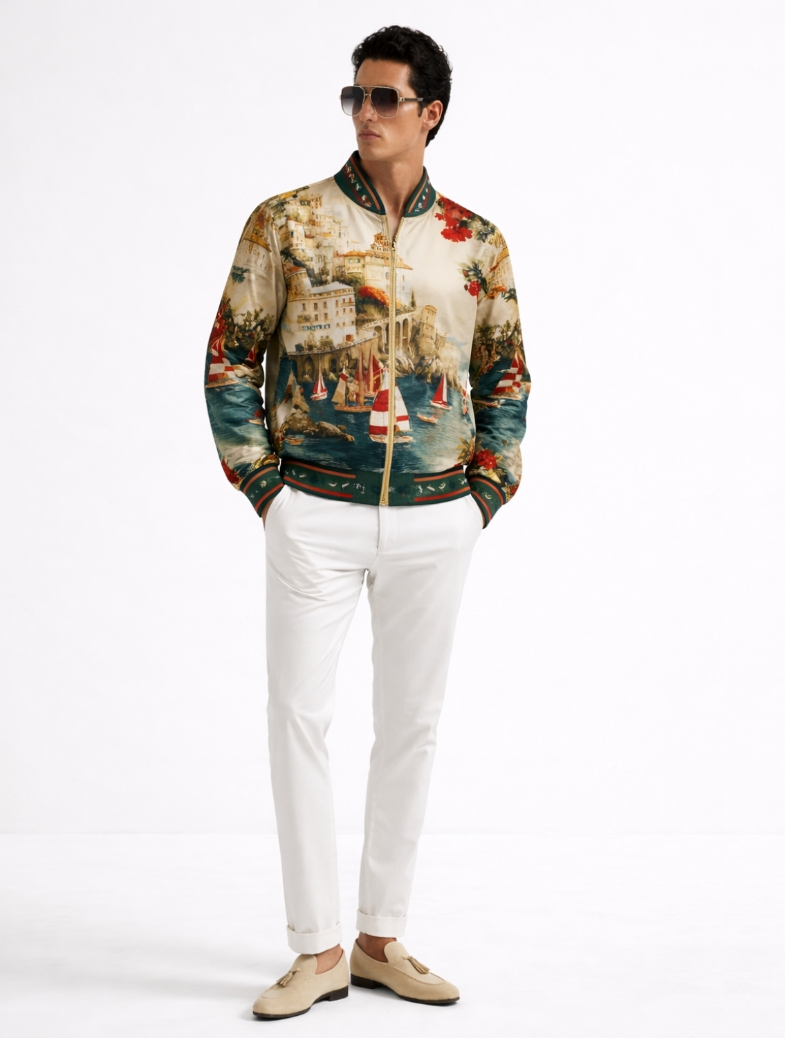 Amalfi Scenic Bomber Jacket