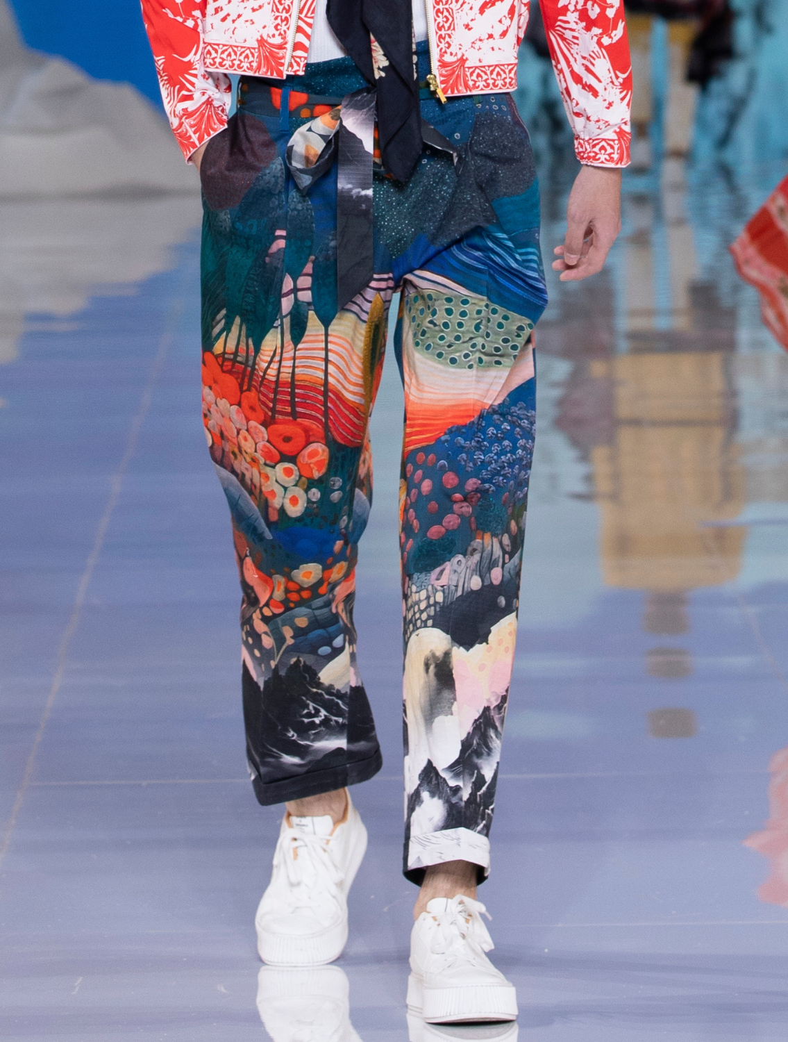 Skywalker Printed Paperbag Pants
